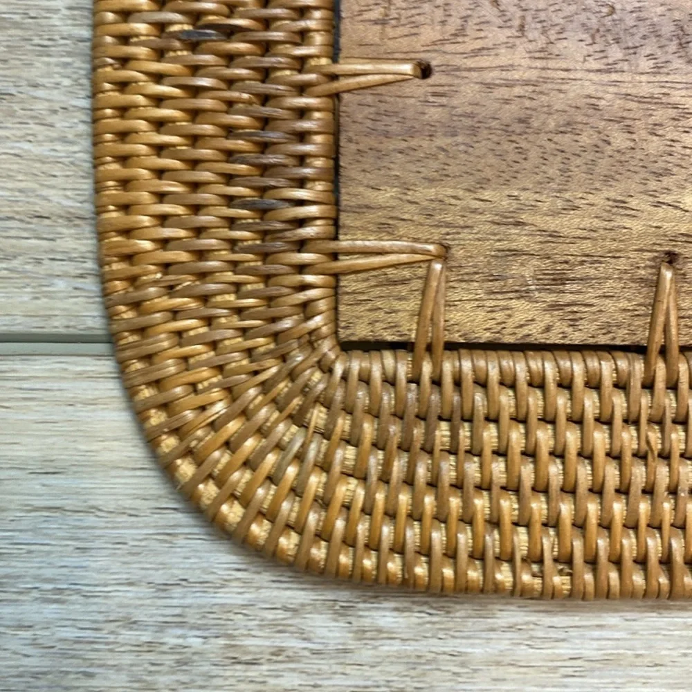 Vintage Carved‎ Wood Charger Trivet